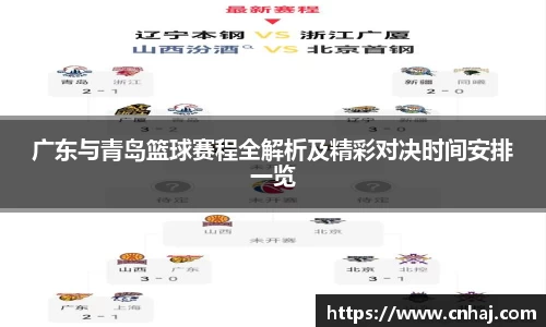 广东与青岛篮球赛程全解析及精彩对决时间安排一览