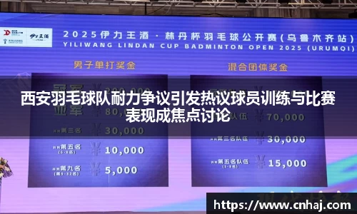 西安羽毛球队耐力争议引发热议球员训练与比赛表现成焦点讨论